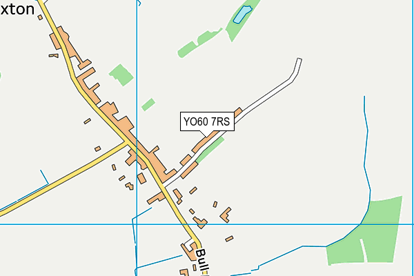 YO60 7RS map - OS VectorMap District (Ordnance Survey)