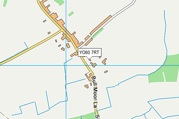 YO60 7RT map - OS VectorMap District (Ordnance Survey)