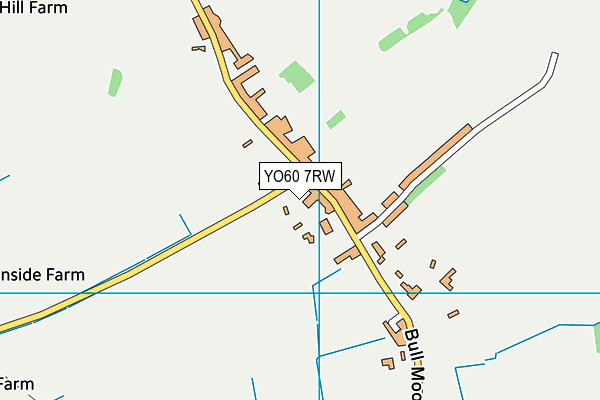 YO60 7RW map - OS VectorMap District (Ordnance Survey)