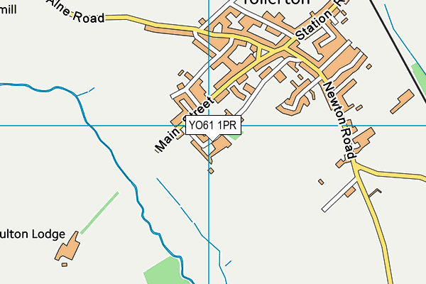 YO61 1PR map - OS VectorMap District (Ordnance Survey)