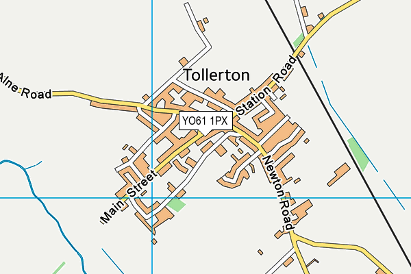 Map of TOLLERTON STORES LIMITED at district scale
