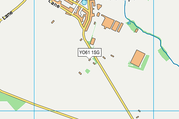YO61 1SG map - OS VectorMap District (Ordnance Survey)