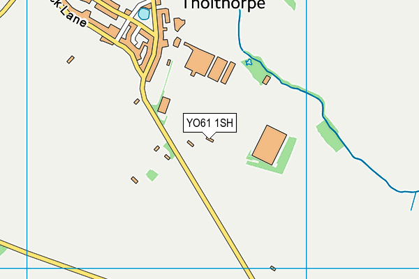 YO61 1SH map - OS VectorMap District (Ordnance Survey)