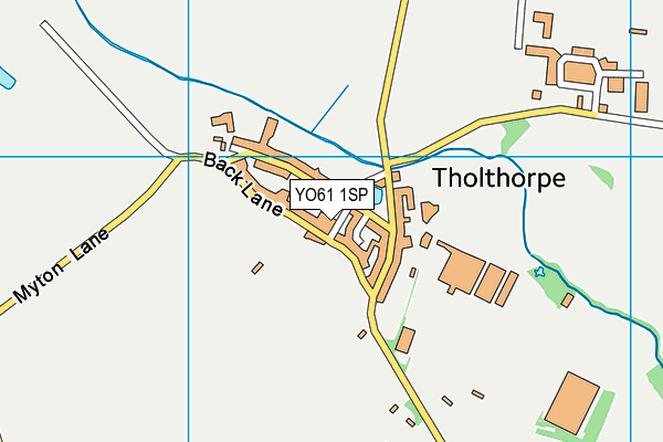 YO61 1SP map - OS VectorMap District (Ordnance Survey)