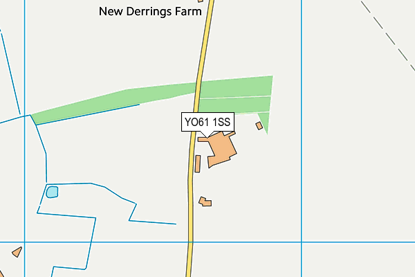 YO61 1SS map - OS VectorMap District (Ordnance Survey)