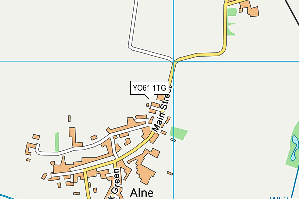 YO61 1TG map - OS VectorMap District (Ordnance Survey)