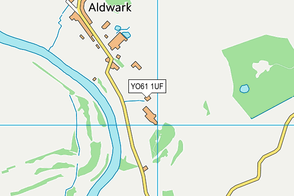 Aldwark Manor Golf And Spa Hotel map (YO61 1UF) - OS VectorMap District (Ordnance Survey)