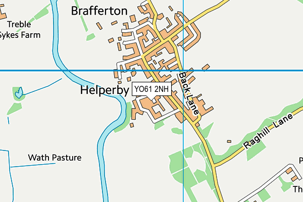 YO61 2NH map - OS VectorMap District (Ordnance Survey)