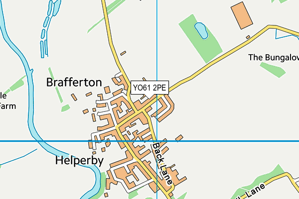 YO61 2PE map - OS VectorMap District (Ordnance Survey)
