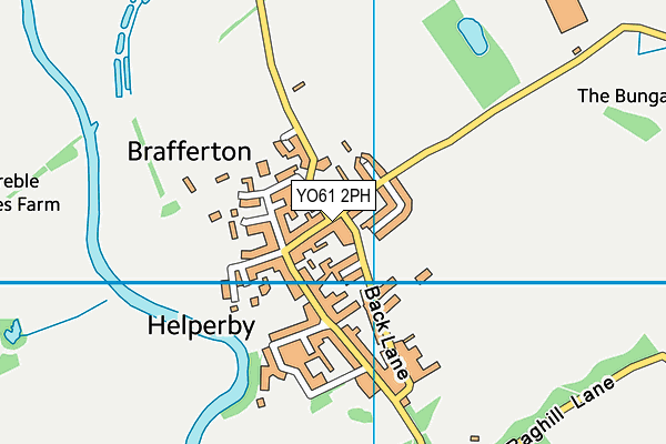 YO61 2PH map - OS VectorMap District (Ordnance Survey)