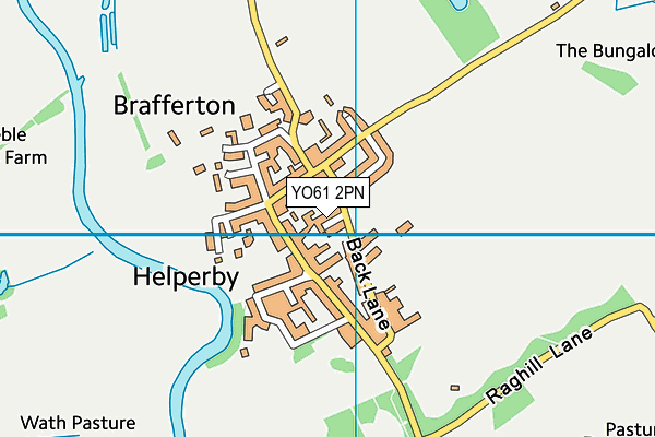 YO61 2PN map - OS VectorMap District (Ordnance Survey)
