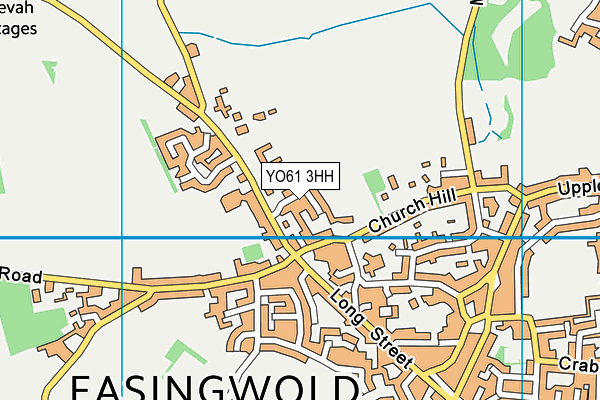 YO61 3HH map - OS VectorMap District (Ordnance Survey)