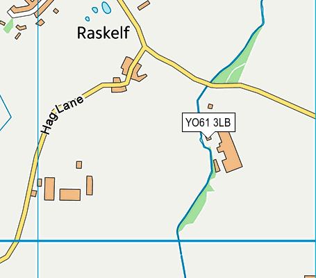 YO61 3LB map - OS VectorMap District (Ordnance Survey)
