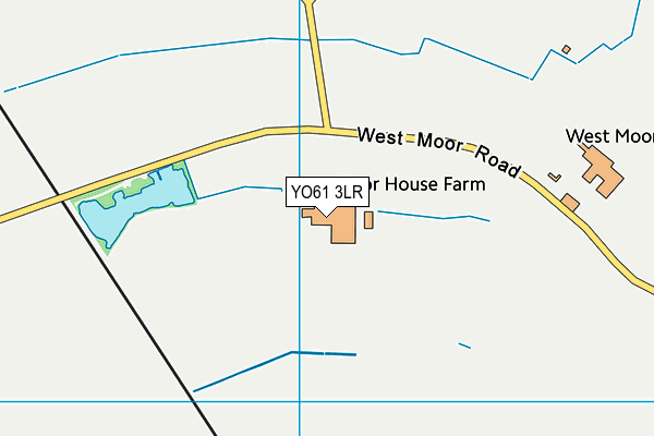 YO61 3LR map - OS VectorMap District (Ordnance Survey)