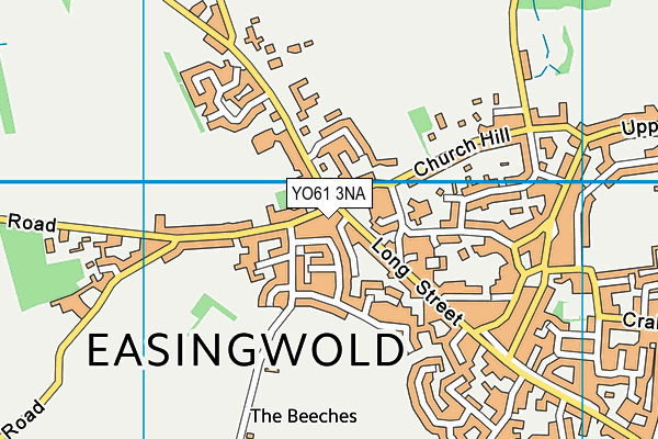 YO61 3NA map - OS VectorMap District (Ordnance Survey)