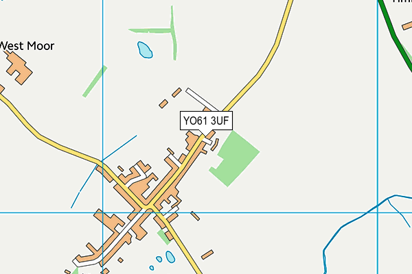 YO61 3UF map - OS VectorMap District (Ordnance Survey)