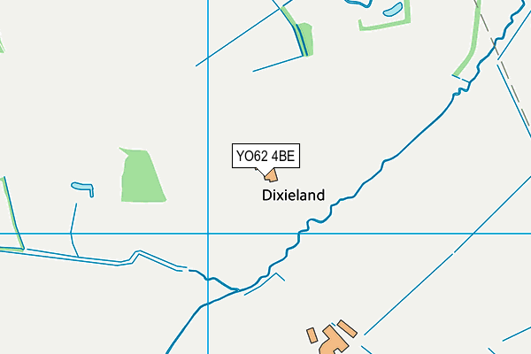 YO62 4BE map - OS VectorMap District (Ordnance Survey)