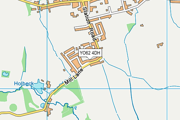 YO62 4DH map - OS VectorMap District (Ordnance Survey)