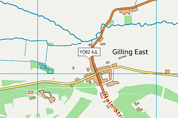 YO62 4JL map - OS VectorMap District (Ordnance Survey)