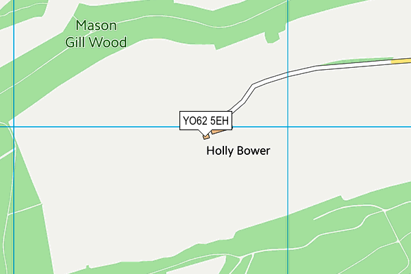 YO62 5EH map - OS VectorMap District (Ordnance Survey)