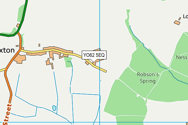 YO62 5EQ map - OS VectorMap District (Ordnance Survey)