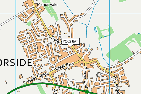 YO62 6AT map - OS VectorMap District (Ordnance Survey)