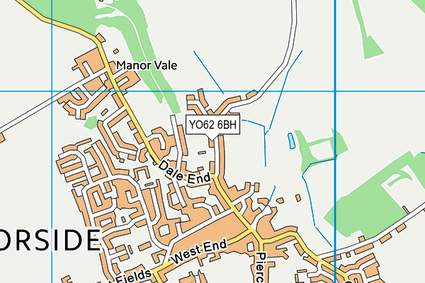 YO62 6BH map - OS VectorMap District (Ordnance Survey)