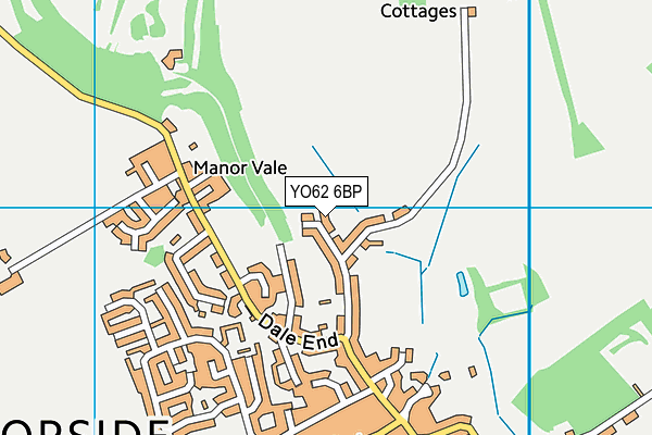 YO62 6BP map - OS VectorMap District (Ordnance Survey)
