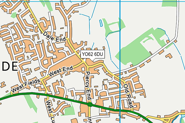 YO62 6DU map - OS VectorMap District (Ordnance Survey)