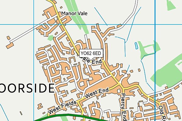 YO62 6ED map - OS VectorMap District (Ordnance Survey)