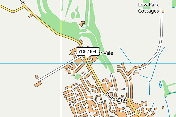 YO62 6EL map - OS VectorMap District (Ordnance Survey)