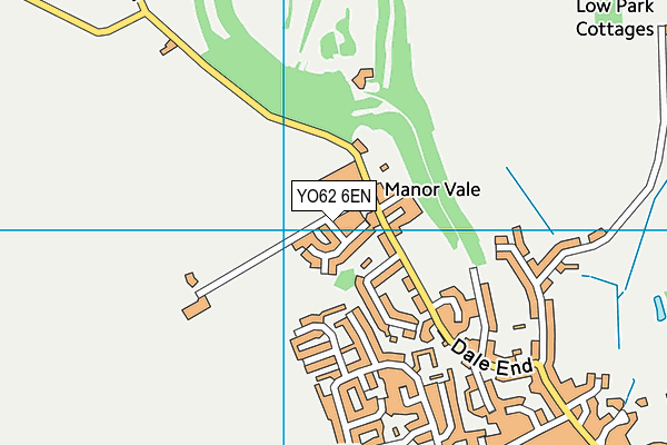 YO62 6EN map - OS VectorMap District (Ordnance Survey)