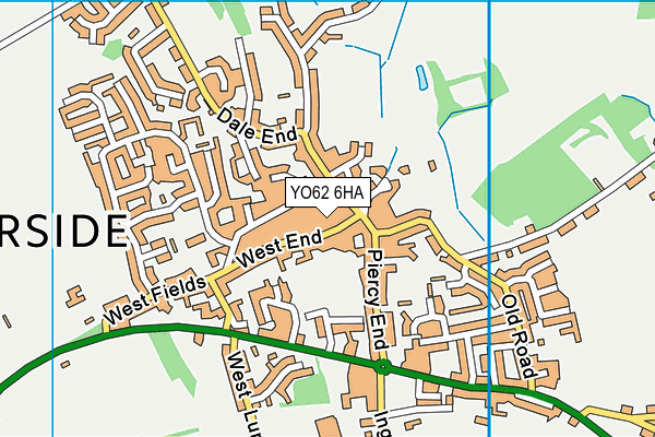 YO62 6HA map - OS VectorMap District (Ordnance Survey)