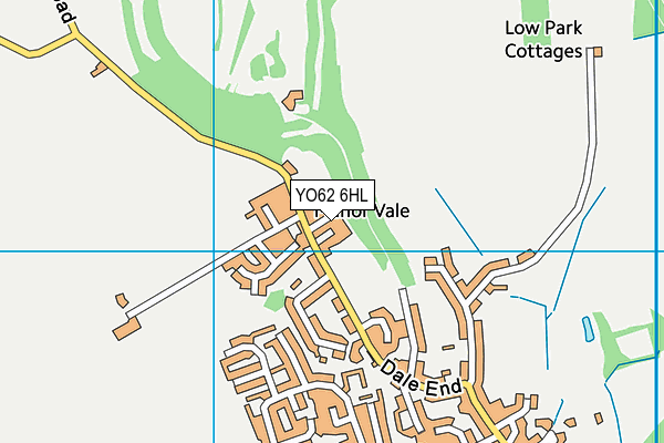 YO62 6HL map - OS VectorMap District (Ordnance Survey)