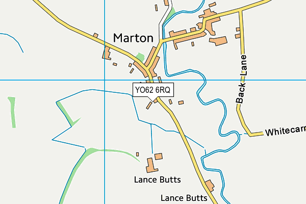 YO62 6RQ map - OS VectorMap District (Ordnance Survey)