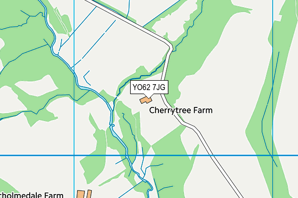 YO62 7JG map - OS VectorMap District (Ordnance Survey)