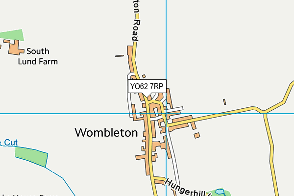 YO62 7RP map - OS VectorMap District (Ordnance Survey)