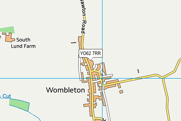 Wombleton Sports And Recreation Field map (YO62 7RR) - OS VectorMap District (Ordnance Survey)
