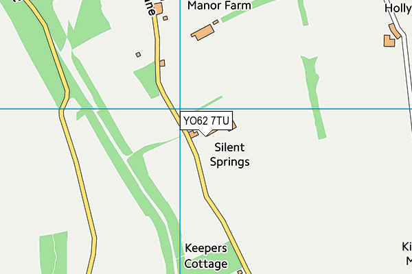 YO62 7TU map - OS VectorMap District (Ordnance Survey)