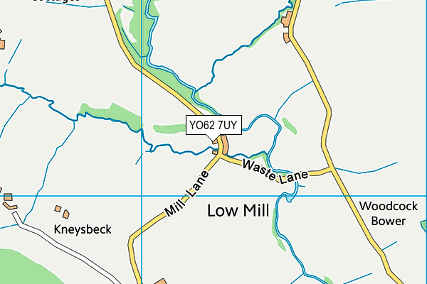 YO62 7UY map - OS VectorMap District (Ordnance Survey)