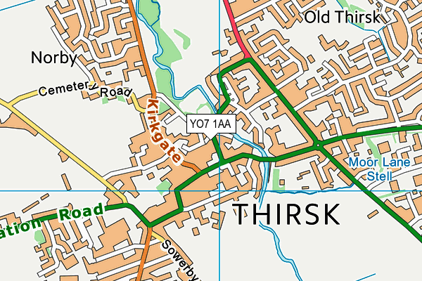Map of THROSTLE NEST ENTERPRISE LTD at district scale