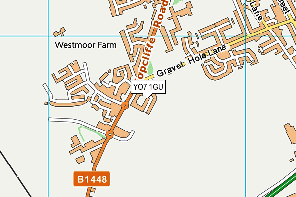 Sowerby Sports Village map (YO7 1GU) - OS VectorMap District (Ordnance Survey)