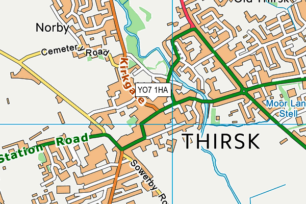 Map of H & T (THIRSK) LIMITED at district scale
