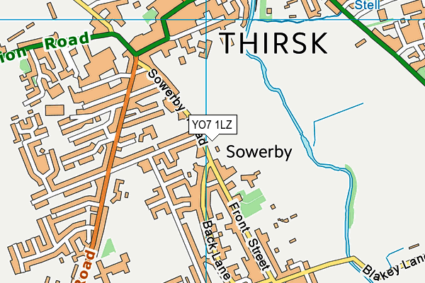 Map of NICK BOOTH LTD at district scale