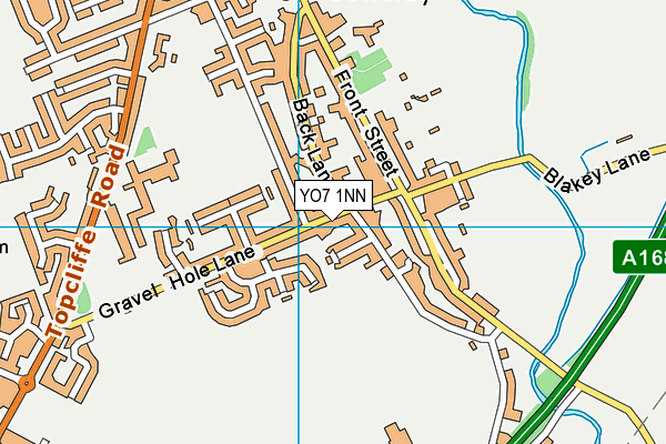 YO7 1NN map - OS VectorMap District (Ordnance Survey)