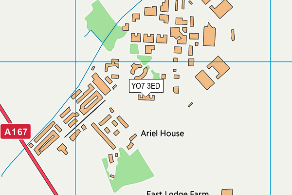 Alanbrooke Barracks map (YO7 3ED) - OS VectorMap District (Ordnance Survey)