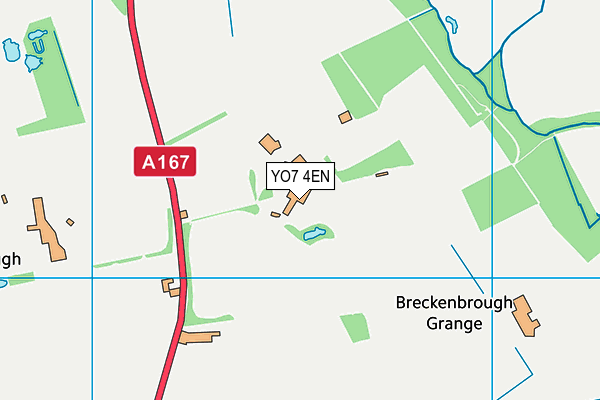 Breckenbrough School map (YO7 4EN) - OS VectorMap District (Ordnance Survey)