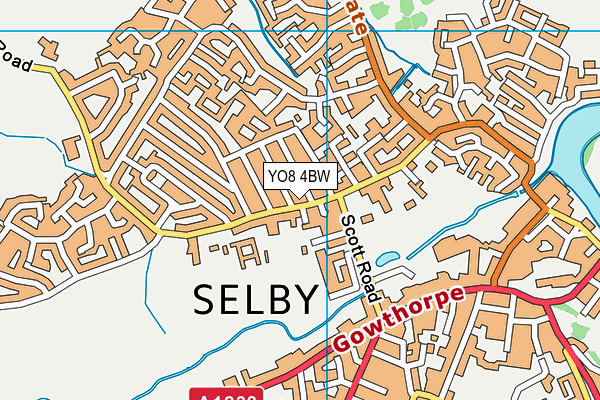 Map of SELBY GOLDEN DRAGON LTD. LIMITED at district scale