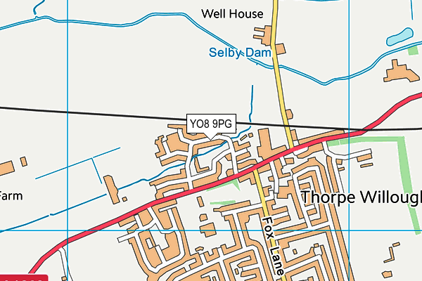 Map of ACORN PROJECTS (YORKSHIRE) LTD at district scale