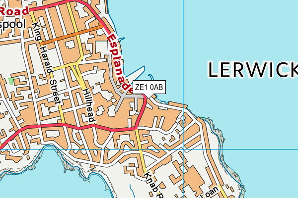 Map of IRVINE DEVELOPMENTS SHETLAND LIMITED at district scale
